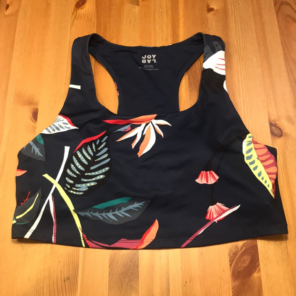 Joy Lab floral sports bra